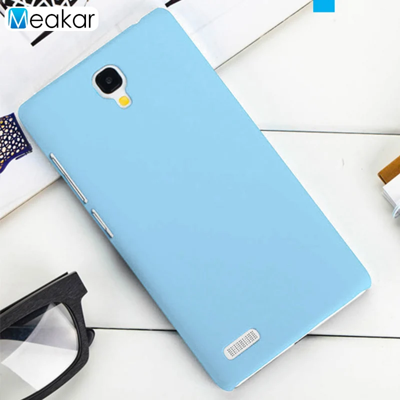Матовый пластиковый чехол 5,5 для Xiaomi Redmi Note чехол для Xiaomi Redmi Note 1 Note1 Dual Sim Prime чехол-лента на заднюю панель - Цвет: sky blue
