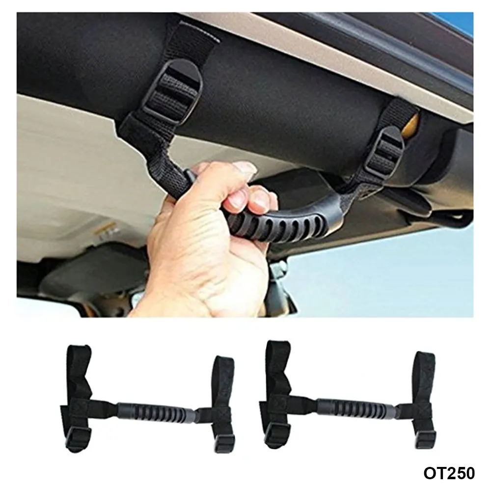 Стайлинга автомобилей поперечной ручки тонкий держатель для Jeep Wrangler JK 1995 2018