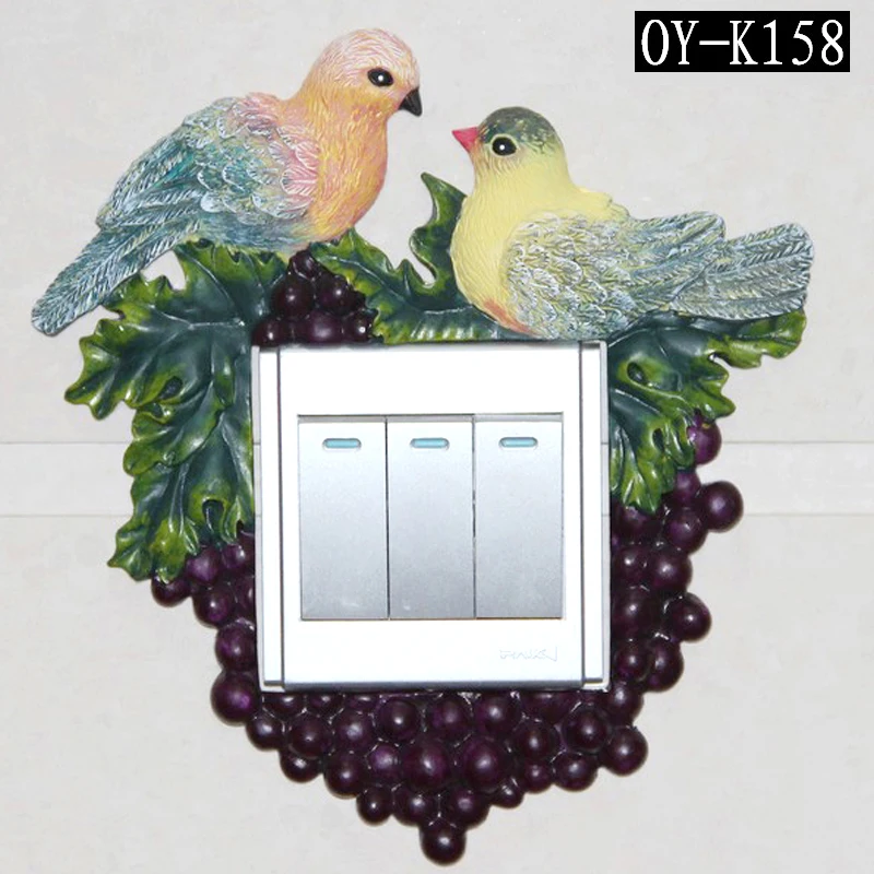 Европейский Простой выключатель питания полимерная розетка защитный чехол с