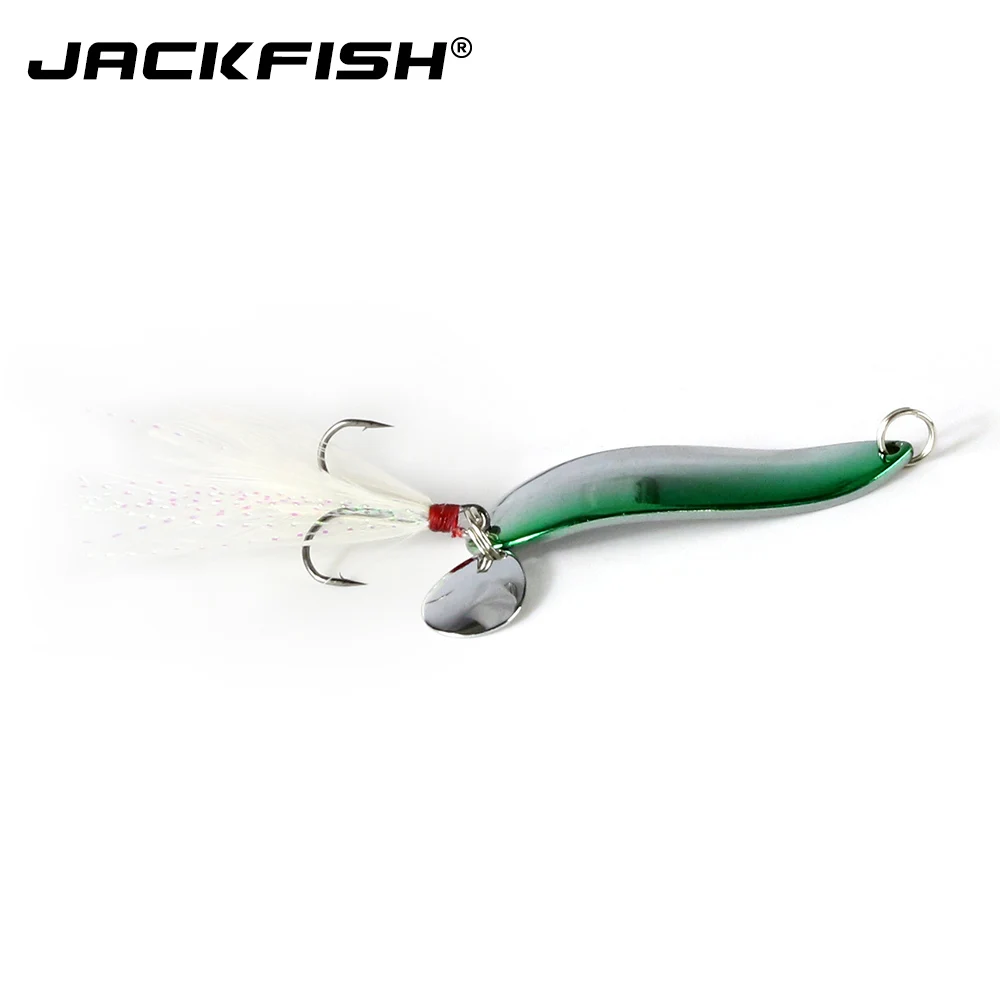 JACKFISH 5 шт./лот металлические блестки рыболовная приманка жесткие Наживки Тройной