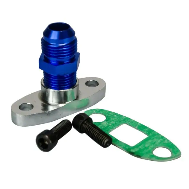 WLR гоночный 1/2 NPT Женский Алюминиевый Масляный сливный турбо фланец T3 T4 T04 GT40 GT55 +