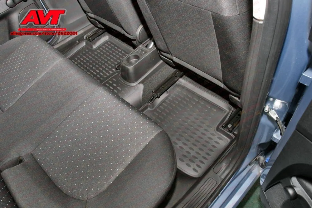 Коврики для Fiat Grand Punto 5D 2005- 4 шт. резиновые коврики Нескользящие аксессуары салона