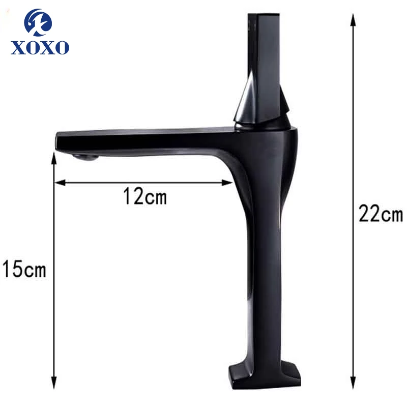 XOXO Basin Faucet Chrome Cold and Hot Brass Single Handle Mixer Tap Bath Sink Water Crane Silver 20075 | Обустройство дома