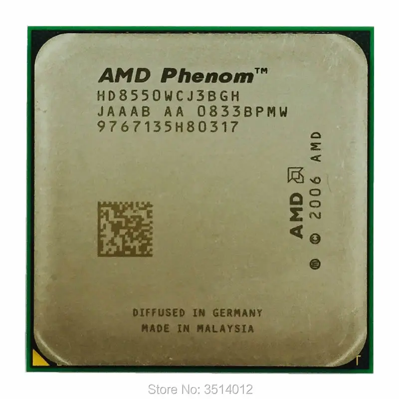 Процессор AMD Phenom X3 8550 2 ГГц трехъядерный процессор разъем HD8550WCJ3BGH AM2 + | Компьютеры и