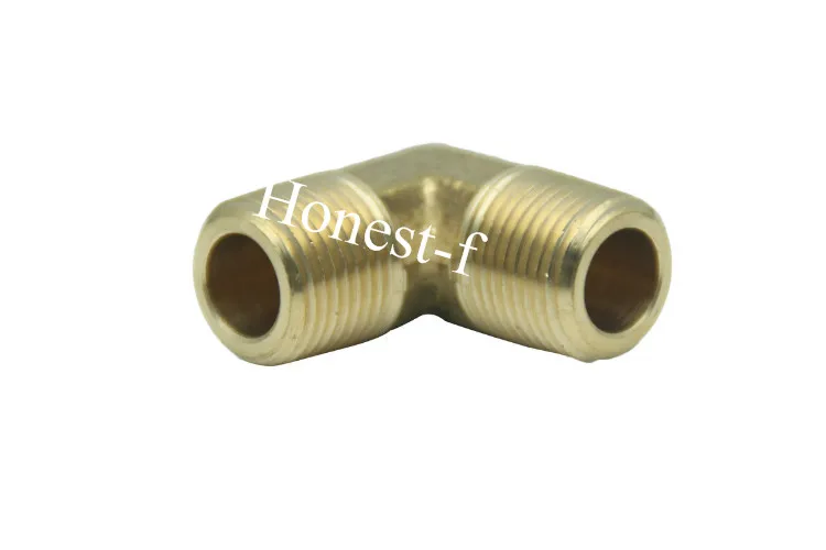 

Brass Pipe Male 90 Deg Elbow Fitting 3/8" BSPT Fuel