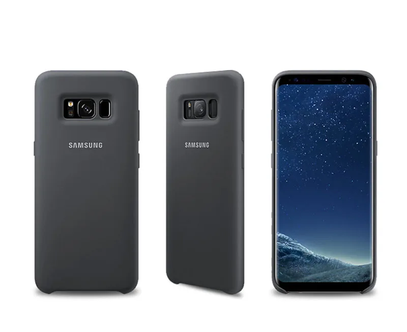 Оригинальный официальный силиконовый чехол для Samsung защитный Galaxy S8 + Plus модные