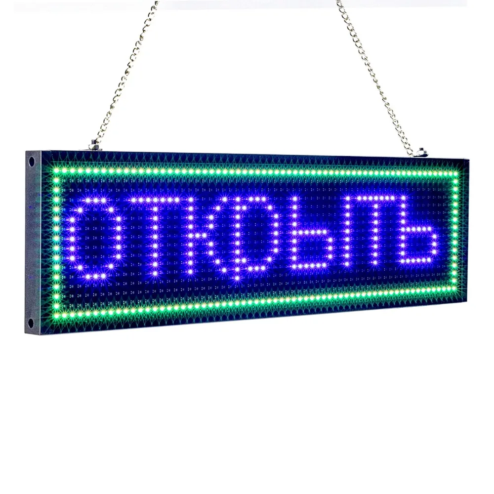 34 см P5 Smd RGB WiFi светодиодный вывеска для помещений на витрине открытый знак программируемая Прокрутка Дисплей доска-Промышленный Класс бизнес инструменты