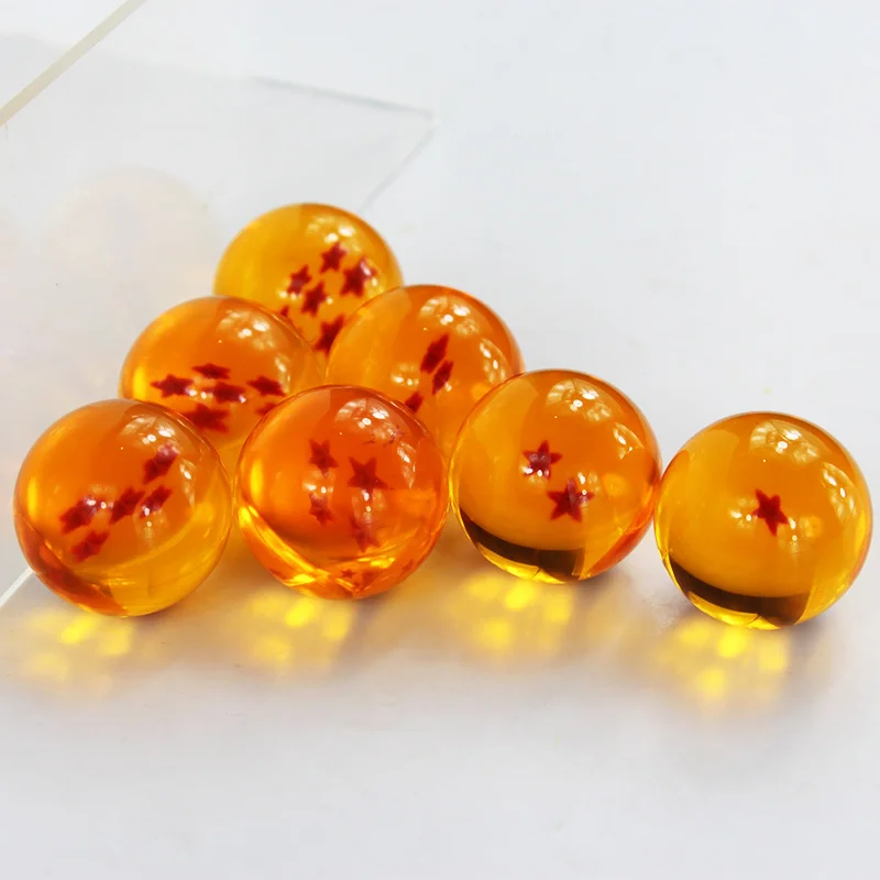 7 pz/lotto Дракон Z 3 5 см Nuovo в Scatola DragonBall Stelle Crystal Ball Палле Completo ди vendita др. dettaglio|Игровые