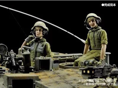 Масштаб 1/35 современный Военный танк корпус 2 человек Израиля миниатюрная модель