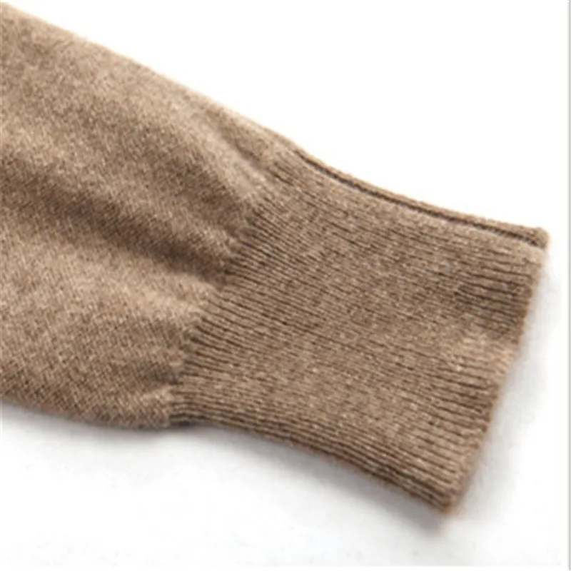 YSC Classic style ladies knitted cashmere wool sweaters Grey and camel stitching Long sleeve Keep warm Pullovers Size S-XXXL | Женская