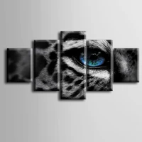 wholesale 5 pieces set of animal series eyes wall art for wall decorating home decorative painting on canvas framedzt 3 20