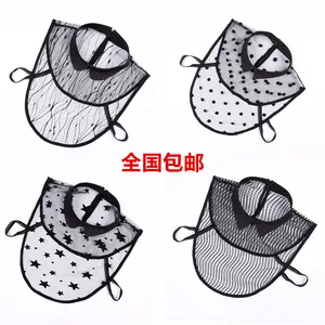 Накладной Воротник Женский, кружевной, регулируемый, в горошек