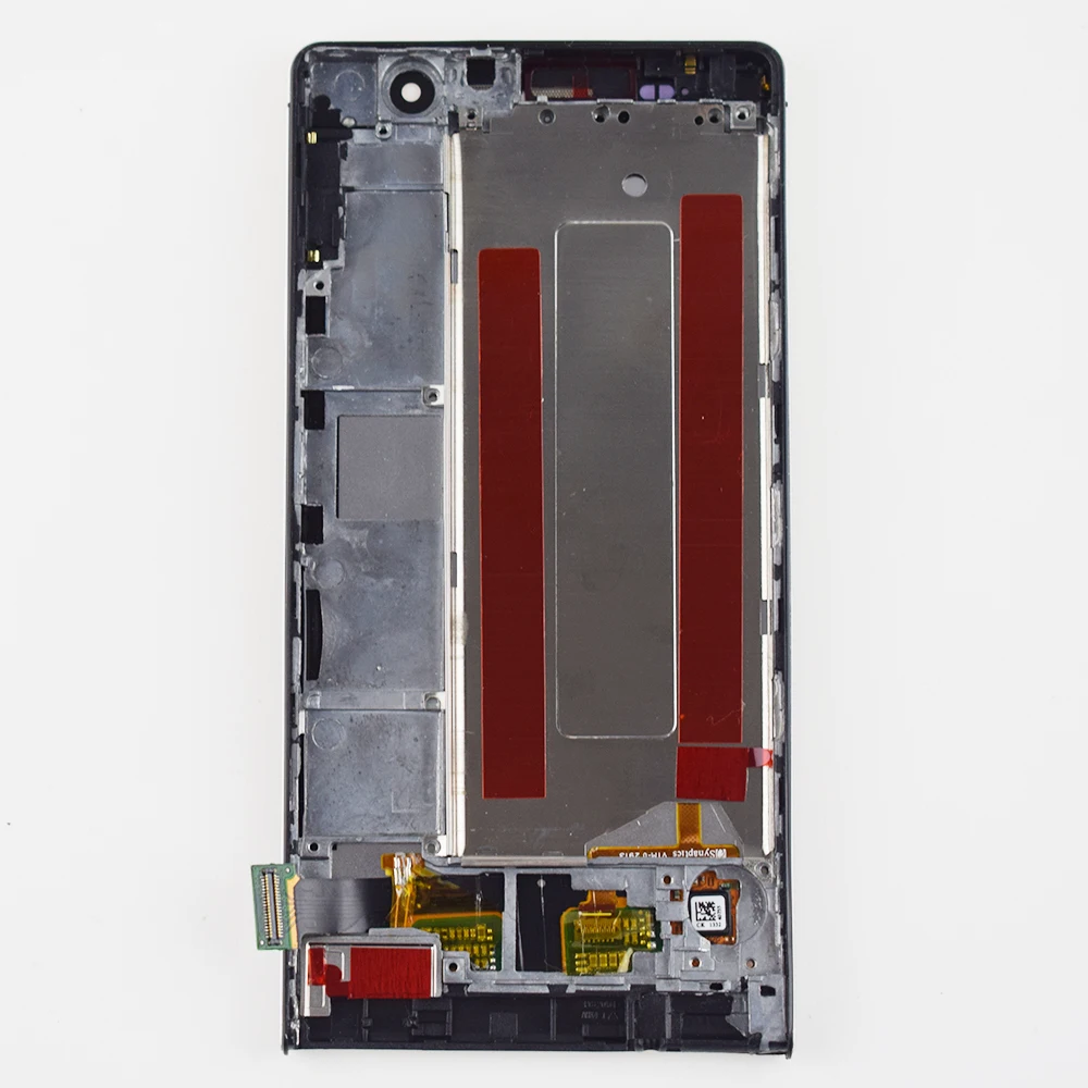 Для Huawei Ascend P6 ЖК-кодирующий преобразователь сенсорного экрана в сборе рамка для