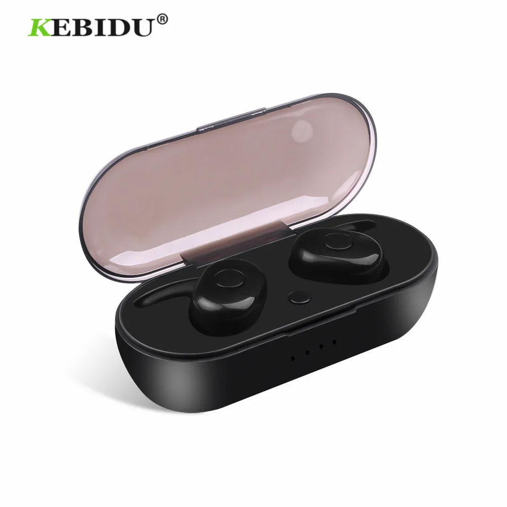 Беспроводные Bluetooth наушники KEBIDU TWS гарнитура с микрофоном Мини для