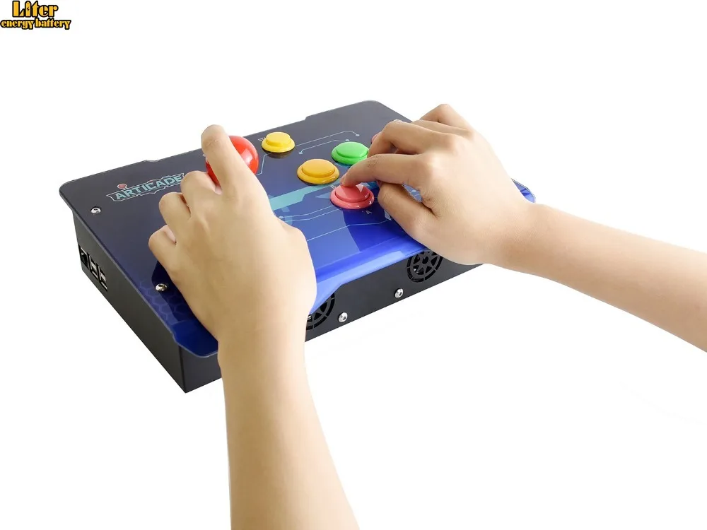 Arcade-C-1P аркадная консоль Raspberry Pi 3B + контроллер поддерживает разрешение RetroPie KODI