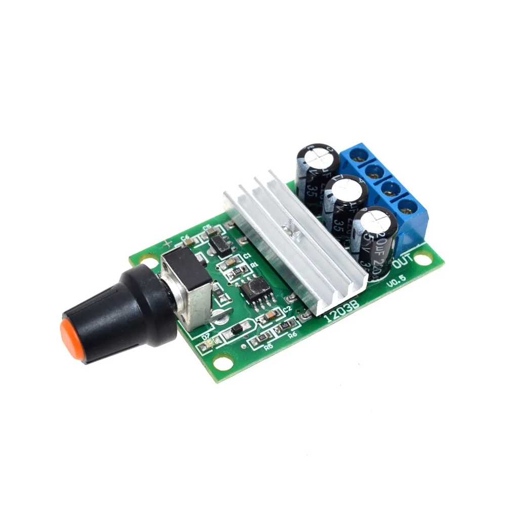 DC 6V 12V 24V 28VDC 3A 80W ШИМ регулятор скорости двигателя регулируемое управление
