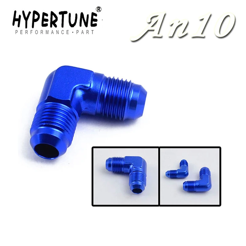 Hypertune Flare Union 90 градусов AN10 10AN все мужские адаптеры/штуцеры|Подача и обработка