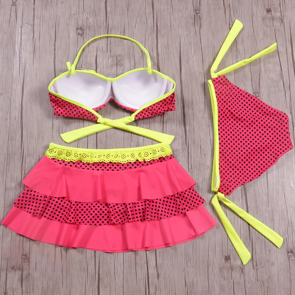 Женское бикини с цветочным принтом KayVis пляжный купальник пуш-ап 3 предмета 2019 |