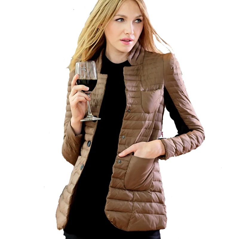2020 повседневное сверхлегкое пальто женская зимняя куртка женские куртки с