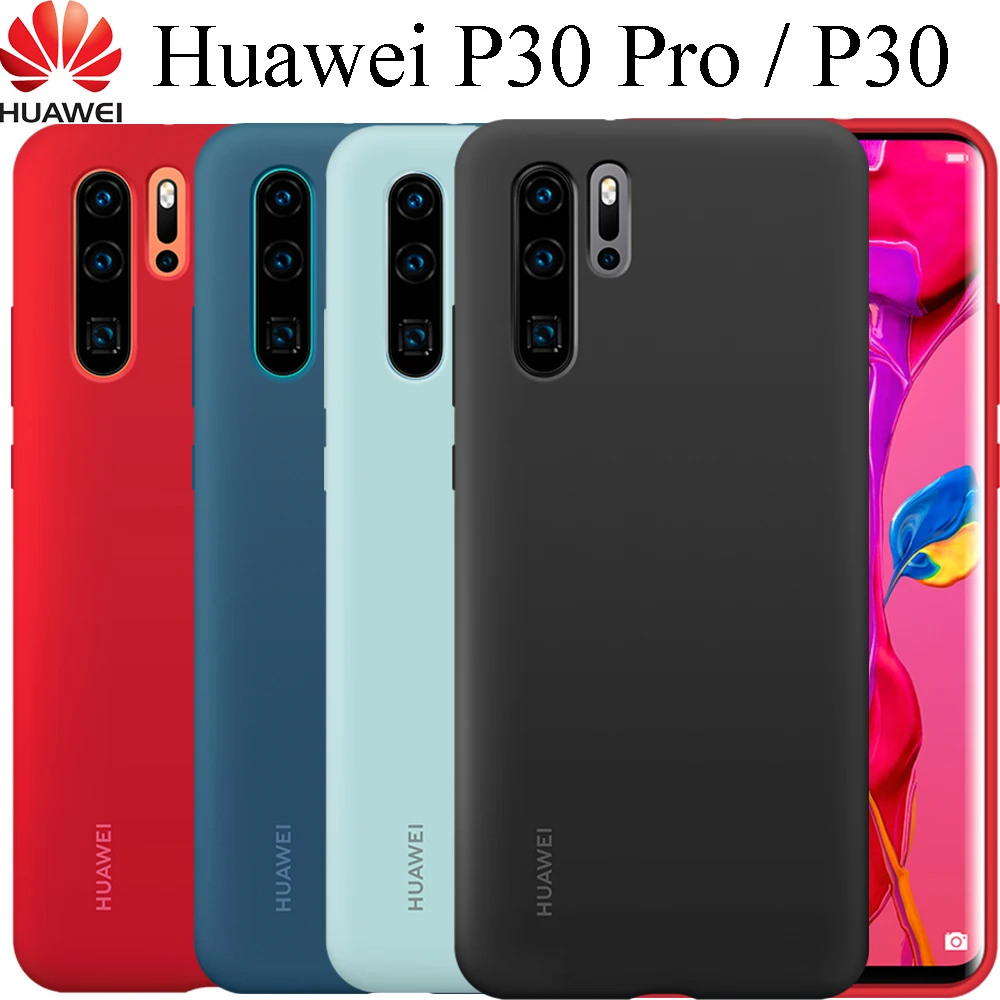 huawei P30 Pro Чехол Мягкий Жидкий силиконовый полный защитный чехол Чехол s официальный huawei P30 P30Pro противоударный задний Чехол