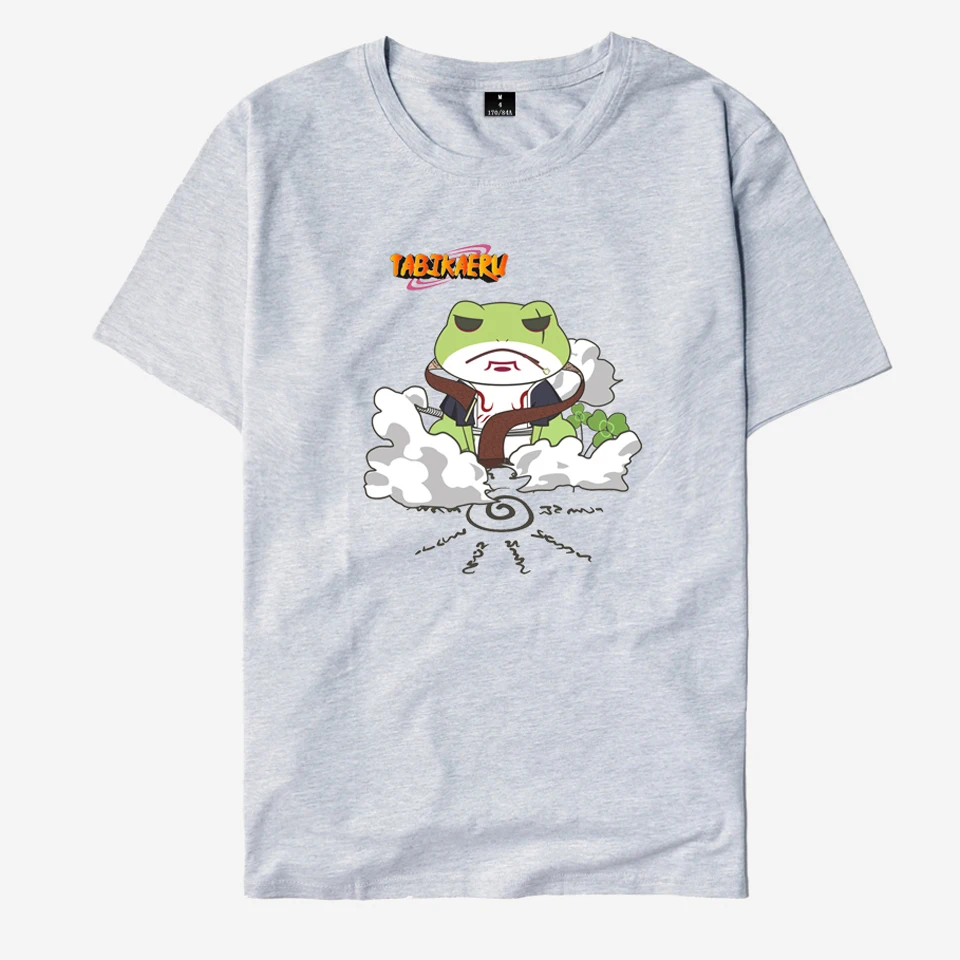 2018 NARUTO Frog Anime Short Sleeve T shirt Men/Women Funny Tshirts Cotton hip hop Men Summer tee homme Cool Top Tees | Мужская одежда