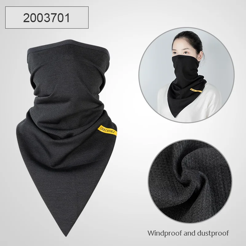 20037-Black CoolChange маска для велосипеда, теплая, ветрозащитная, Пылезащитная, для улицы, для горного велосипеда, маска для лица для зимнего бега, лыжного спорта, велосипедное снаряжение - Цвет: 20037-Black