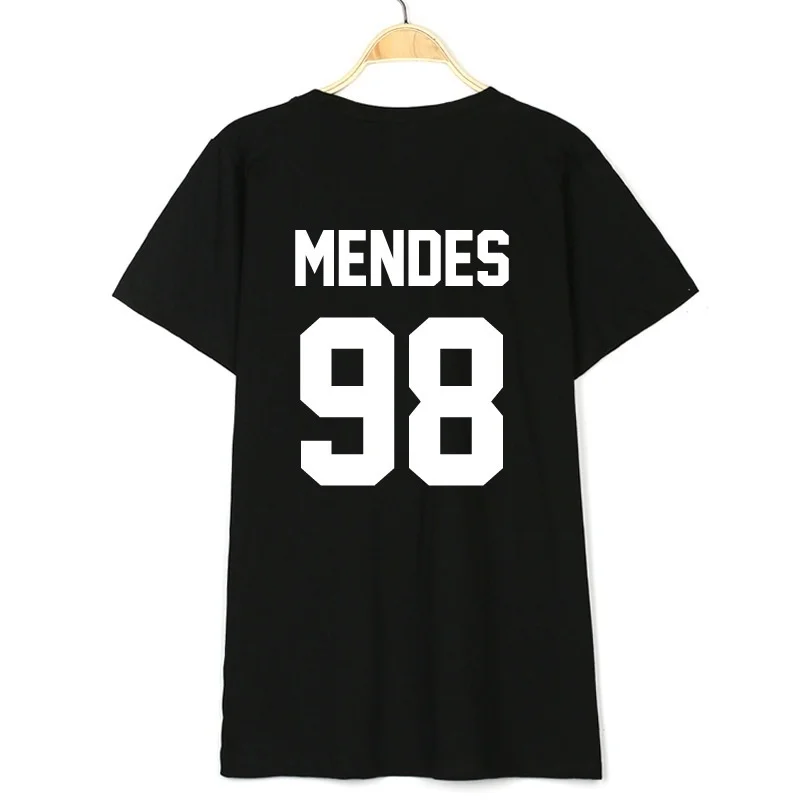 Футболка Shawn Mendes MENDES 98 футболки с принтом на спине футболка для