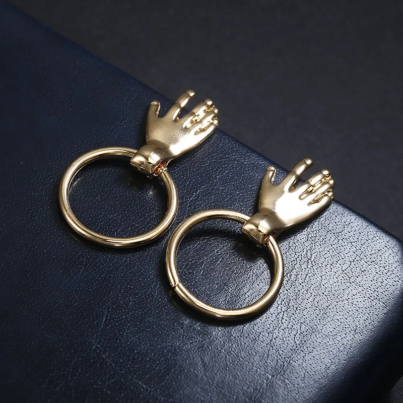 2018 Горячее предложение Новый Дизайн Модные металлические круглые висячие серьги