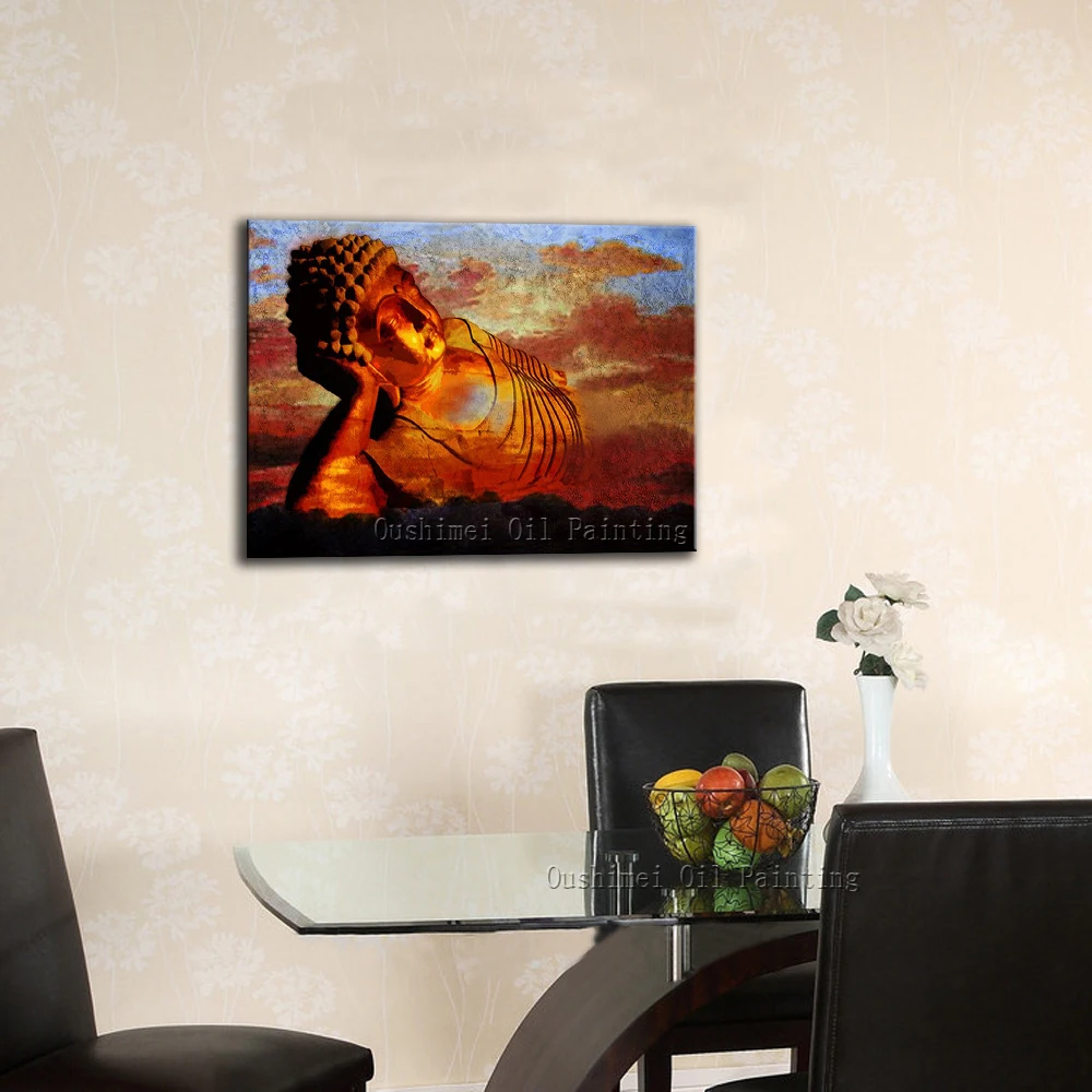 Профессиональный художник расписанный вручную откидывающийся картина маслом