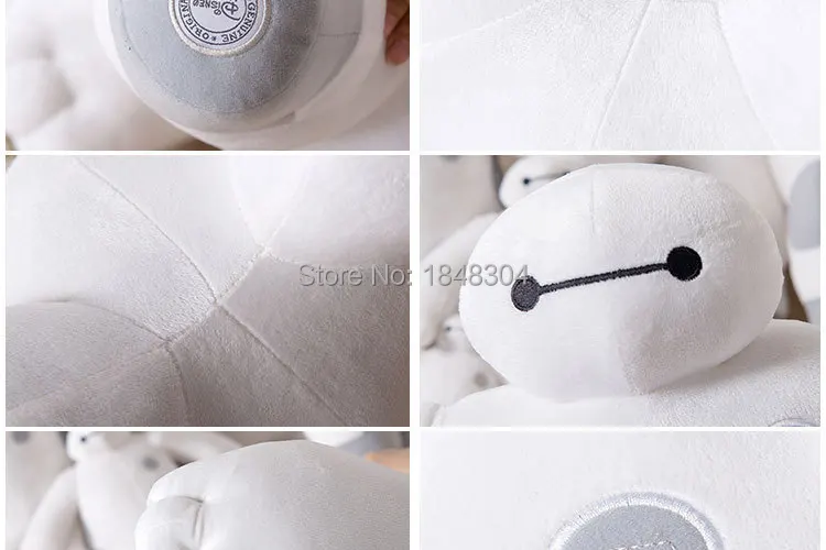 Большой Герой 6 Baymax плюшевая кукла игрушка робот 18 см 7 дюймов оптом и в розницу сумка Большой Герой 6 плюшевый подарок на день рождения