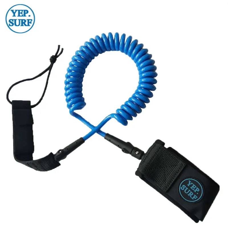 Спираль для серфинга 9 футов 7 мм спиралевидный поводок Синие Цвета рушение новый