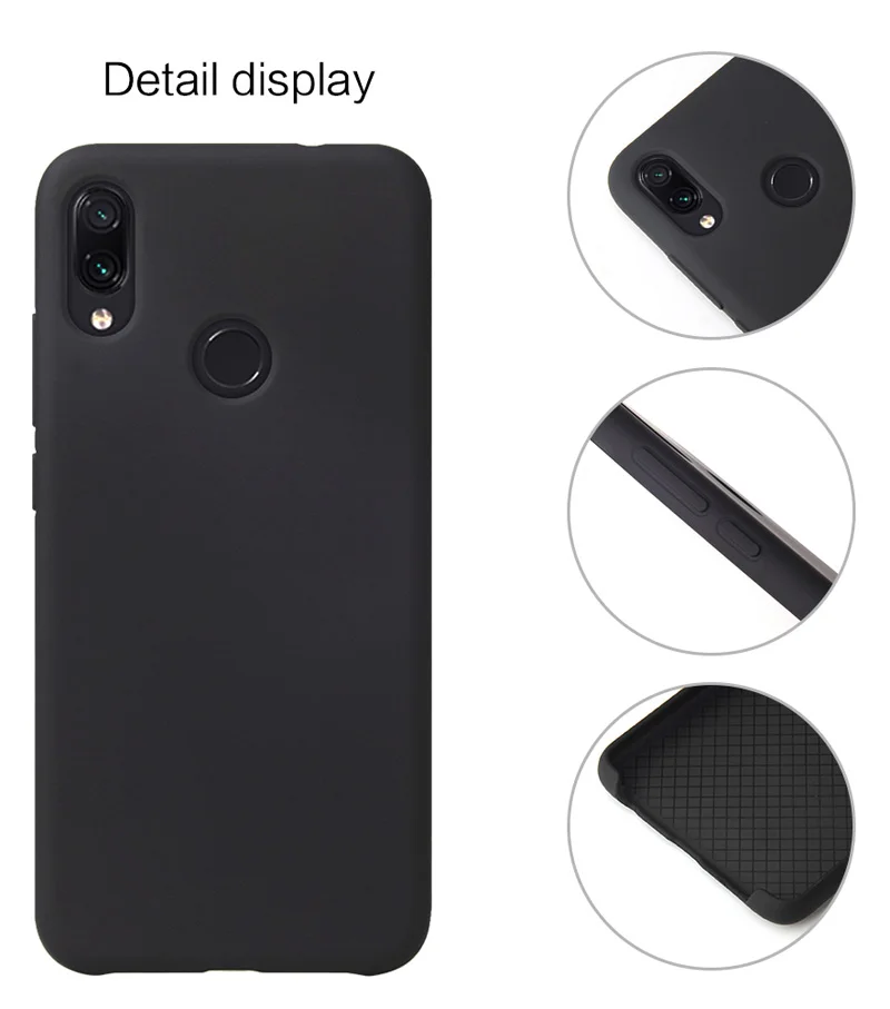 Жидкий силиконовый чехол для Xiao mi 8 mi 8 Pro mi A2 Lite Red mi Note 7 6 5 Pro мягкий гелевый резиновый чехол высокого качества