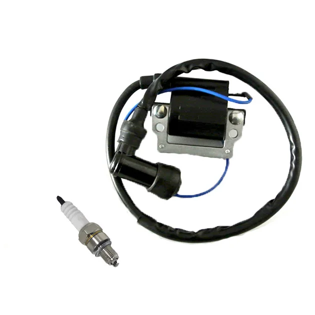 Катушка зажигания и Свеча для скутеров мотоциклов Yamaha IT250 XT250 DT360 50 150c|ignition coil|spark