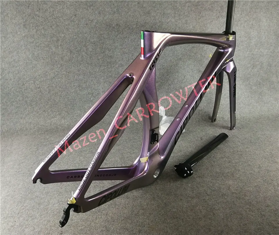 Новое поступление Хамелеон живопись T1000 3 к Глянцевая MCipollini RB1K THE ONE carbon frameset XXS/XS/S/M/L/XL на выбор