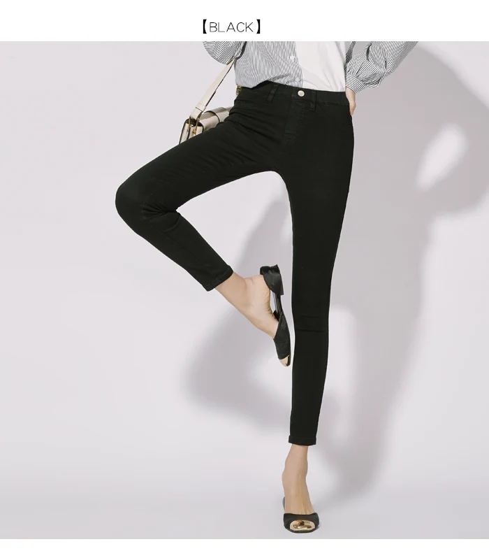 Женские узкие джинсы стрейч LEIJIJEANS, офисные черные джинсовые брюки-карандаш полной длины со средней посадкой, леггинсы большого размера, весна-лето