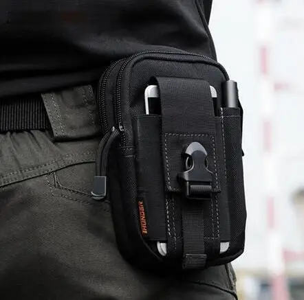 Дополнительная нейлоновая Полиэстеровая черная забавная поясная сумка для