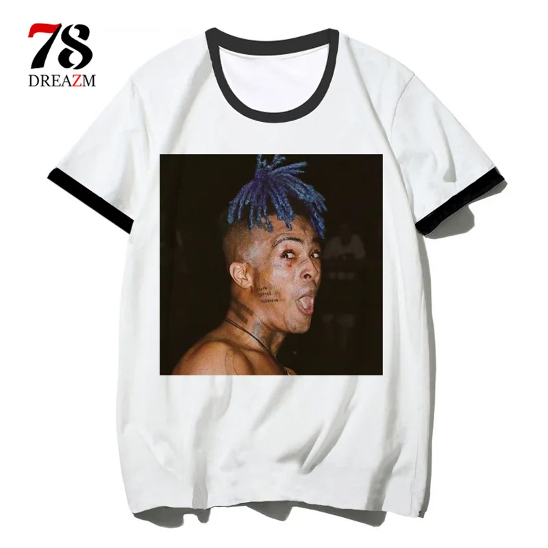Xxxtentacion футболка 2019 Топ рэп мужские футболки смешные хип хоп о образный вырез