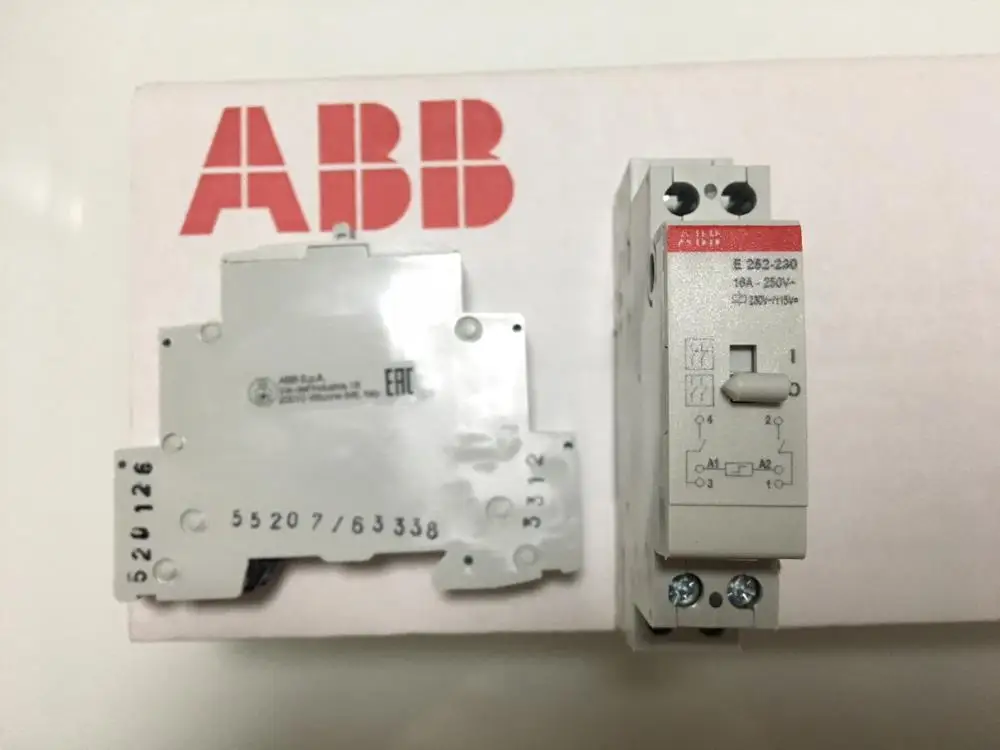 ABB морской контактор E252 230/2CSM112000R0201 абсолютно новый оригинальный 1 шт.|ЖК-экраны и
