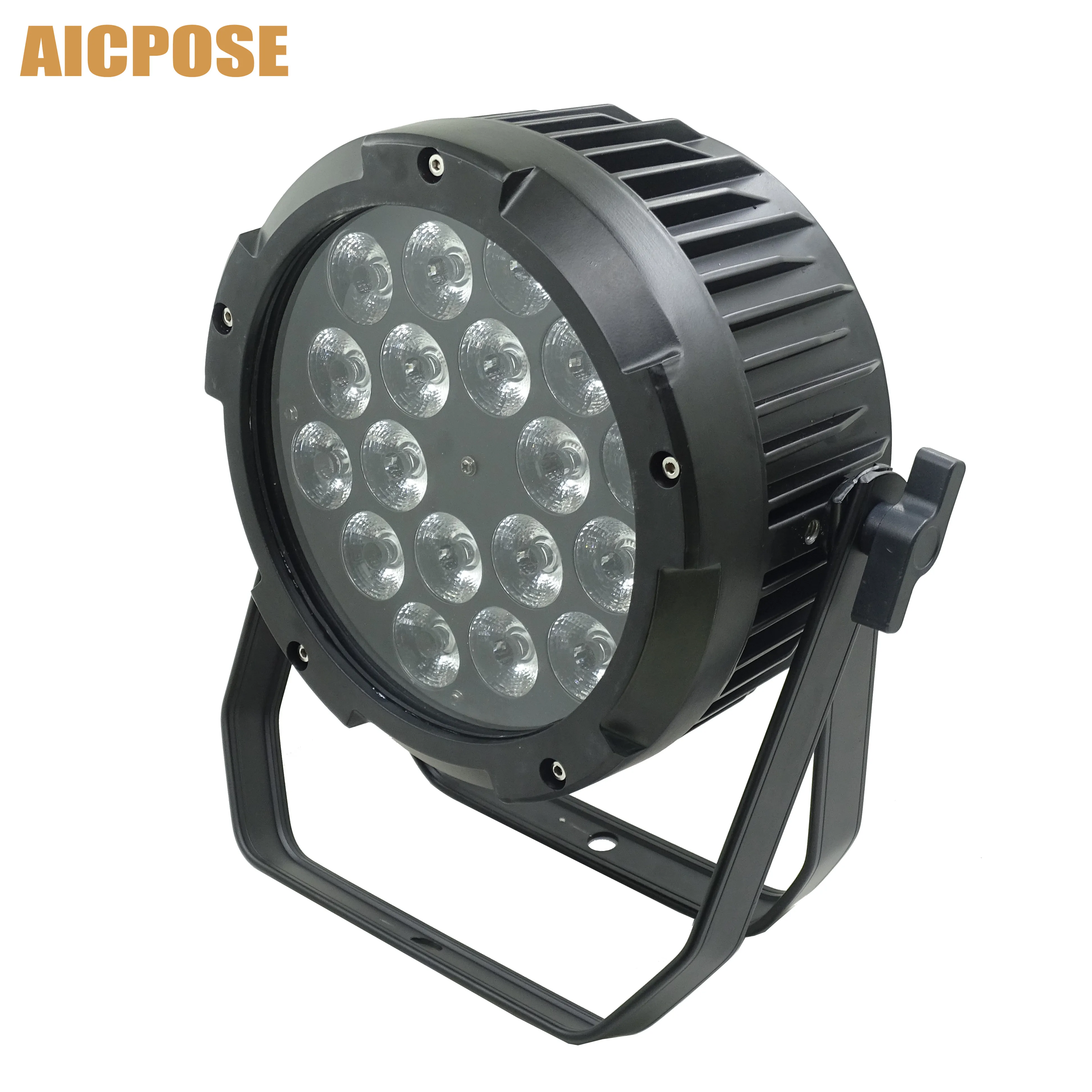 Водонепроницаемый 18x18w 4in 1/5in 1/6in1 RGBWA UV LED Par Can Light Открытый сценический DMX контроль