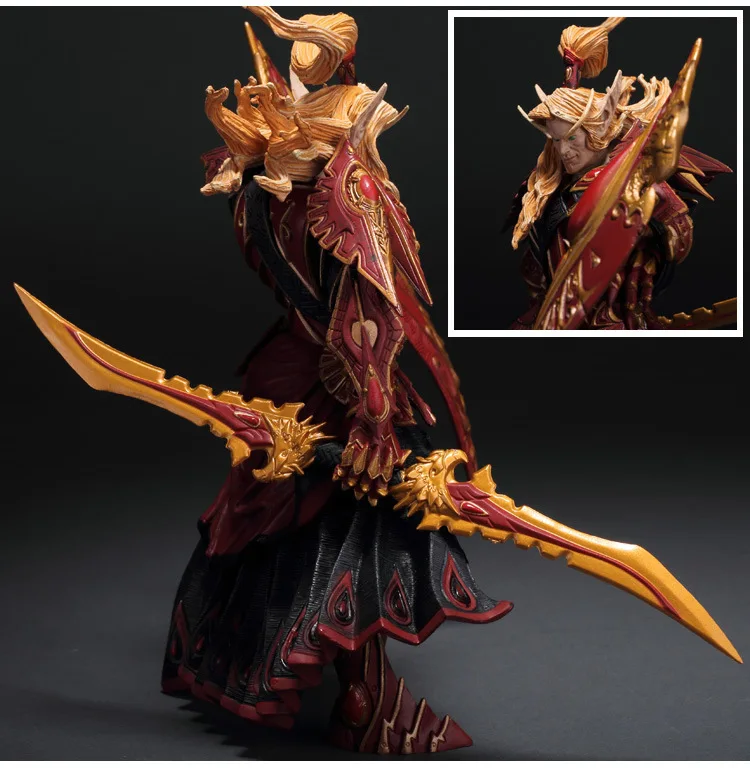 Игрушка с изображением эльфа крови паладина: квинталан SUNFIRE wow|model toy|blood elfwow action