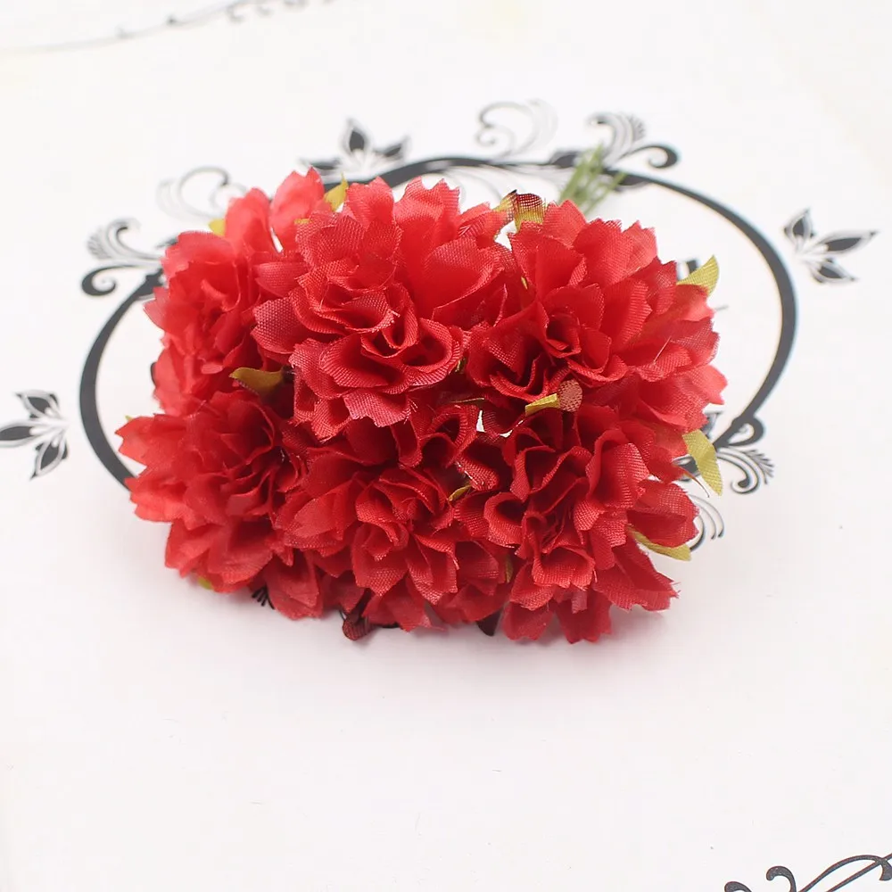 Искусственный букет цветов гортензии 6 шт./лот 3 5 см | Дом и сад