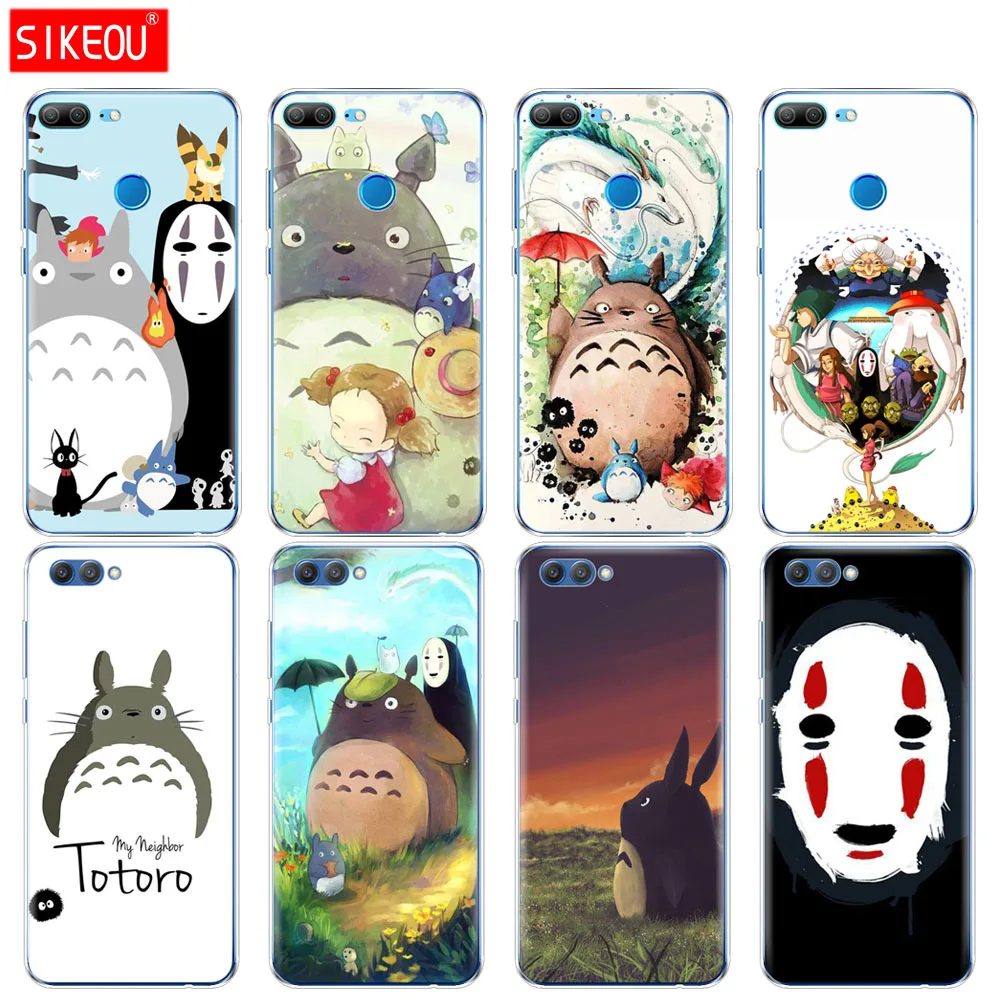 Силиконовый чехол для телефона Huawei Honor 10 V10 3c 4C 5c 5x 4A 6A 6C pro 6X 7X 6 7 8 9 LITE Spirited Away Totoro no