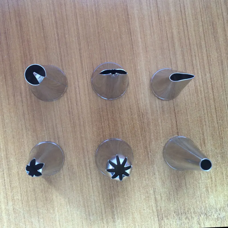 Набор кондитерских наконечников из нержавеющей стали 6 шт. | Дом и сад