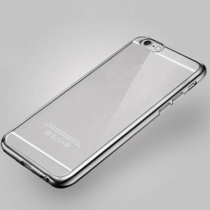 YueTuo Оригинальный чехол для apple iphone6 iphone 6 s plus 6plus 6splus розовое золото tpu прозрачный