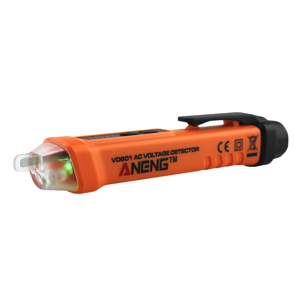 ANENG VD801 Тесты пера электрические Тесты er AC 12 V-1000 V мультиметр цифровой токовые клещи указатель напряжения мультиметры