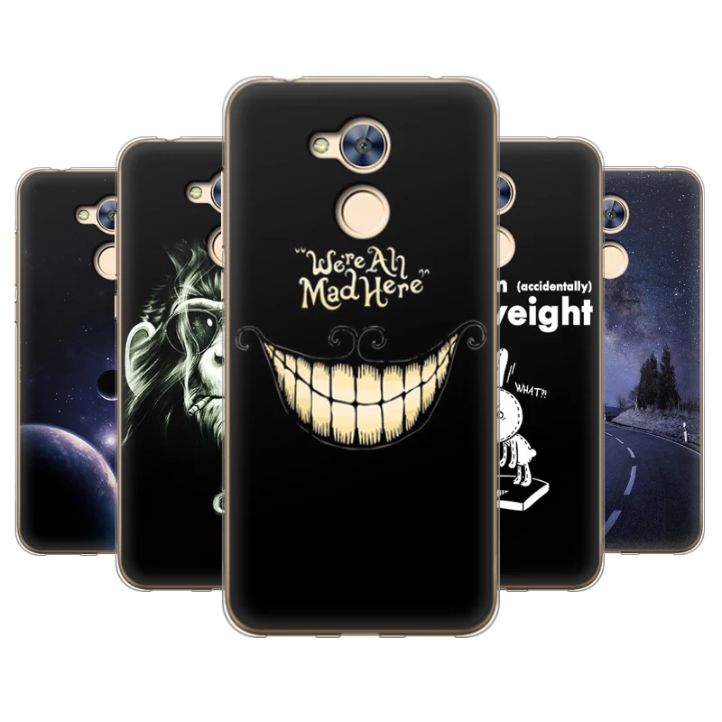 Чехол EiiMoo для Huawei Honor 6A силиконовый чехол с прозрачными краями милый мягкий