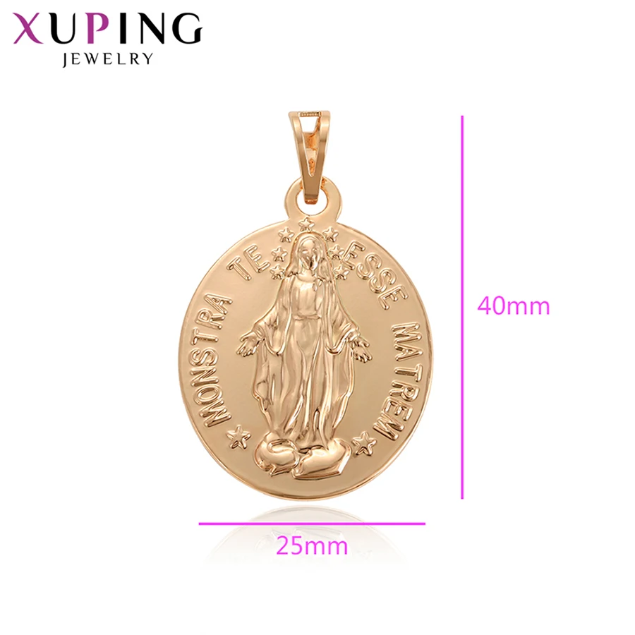 Xuping классический Bodhisattva стиль новые продукты круглый скользящий кулон для леди