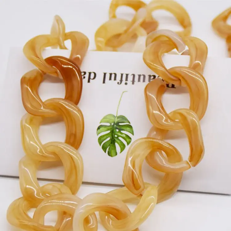 Цепочка для ожерелья Женская из акрила 1 0 м N085