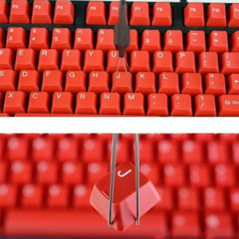 Новая клавиатура Keycap стальная проволока Съемник с разгрузкой стальной чистящий