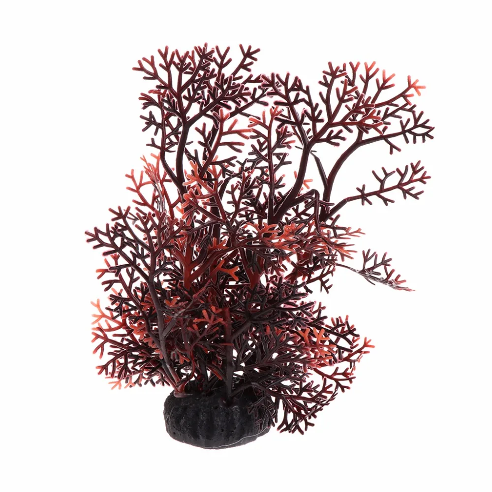 Аквариумное украшение для аквариума 1 шт. растения Искусственные коралловые